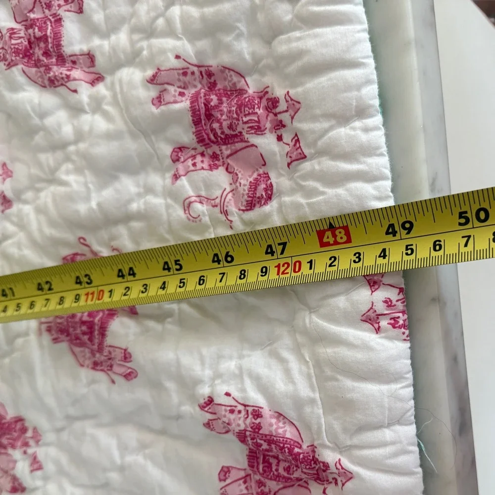 Lilly Pulitzer Pottery Barn Kids Quilted Reversible Elephant Patchwork Toddler